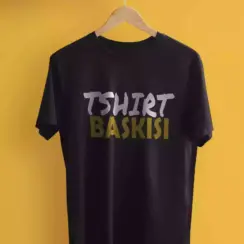 Pamuklu Siyah Tişört